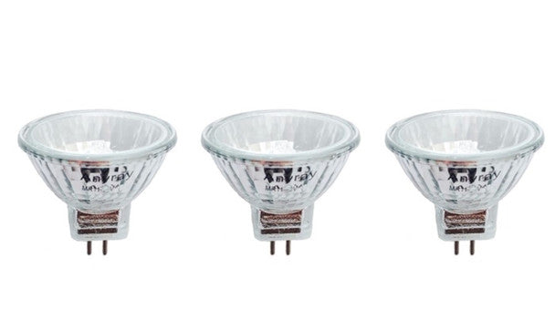 3-Pack MR11 20W Flood Reflector Bulbs – 24V Fiber Optic & Christmas Decoration Lamps – Anyray A1873Y