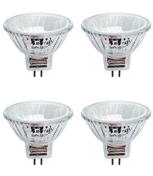 4-Pack MR11 10W Clear Reflector Bulbs – 12V Fiber Optic & Christmas Decoration Lamps – Anyray A1868Y