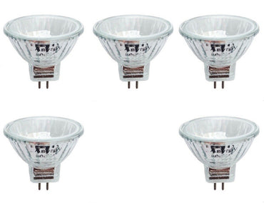 5-Pack MR11 20W Reflector Bulbs – 24V Fiber Optic Lamps – Anyray A1873Y