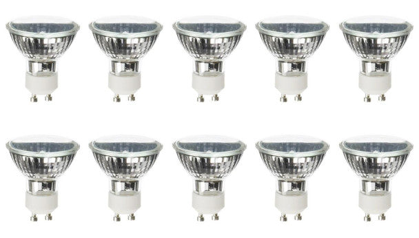 10‑Pack MR16 20W 120V GU10 Base Flood Light Bulbs – Anyray A1817Y