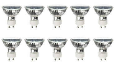 10‑Pack MR16 20W 120V GU10 Base Flood Light Bulbs – Anyray A1817Y
