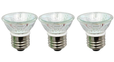 3‑Pack HR16 35W 120V MR16 JDR C Hood Flood Bulbs with Lens – Anyray A1876Y