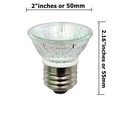 1-Pack HR16 20W Bulb with Lens – 120V MR16, E26/E27 Base, BAB Type – Anyray A1874Y