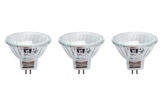 3-Pack MR11 20W Flood Reflector Bulbs – 24V Fiber Optic & Christmas Decoration Lamps – Anyray A1873Y