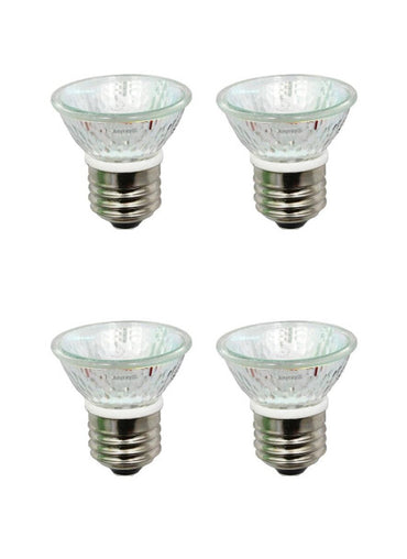 4‑Pack HR16 35W 120V MR16 JDR C Hood Flood Bulbs – E26/E27 Base – Anyray A1876Y