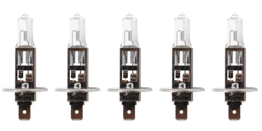 5-Pack H1 100W Automotive Light Bulbs – 12V, P14.5S Base – Anyray A1902A