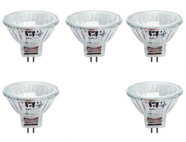 5-Pack MR11 20W Reflector Bulbs – 24V Fiber Optic Lamps – Anyray A1873Y