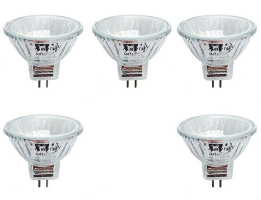 5-Pack MR11 20W Reflector Bulbs – 24V Fiber Optic Lamps – Anyray A1873Y