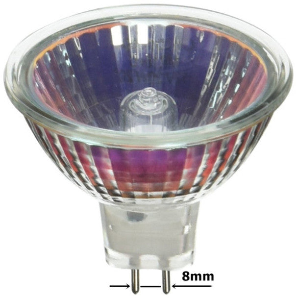 (2)-Bulbs-G8-25W-JCDR-120V BI-PIN Clear 120Volts 25 Watt MR-16 GU8 Anyray A1897Y