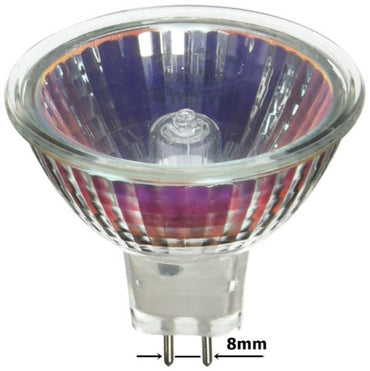 (2)-Bulbs-G8-25W-JCDR-120V BI-PIN Clear 120Volts 25 Watt MR-16 GU8 Anyray A1897Y